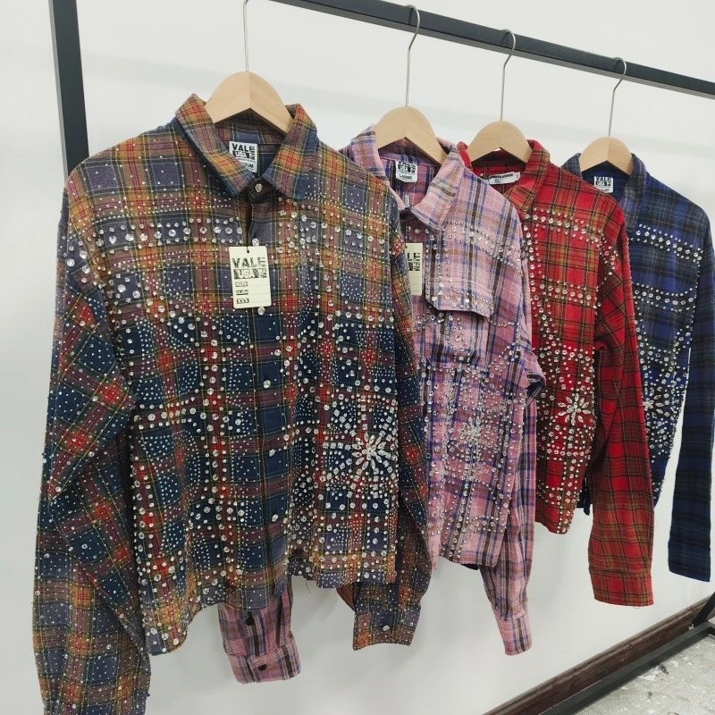 Valley Rhinestone Plaid Shirts [37 styles]