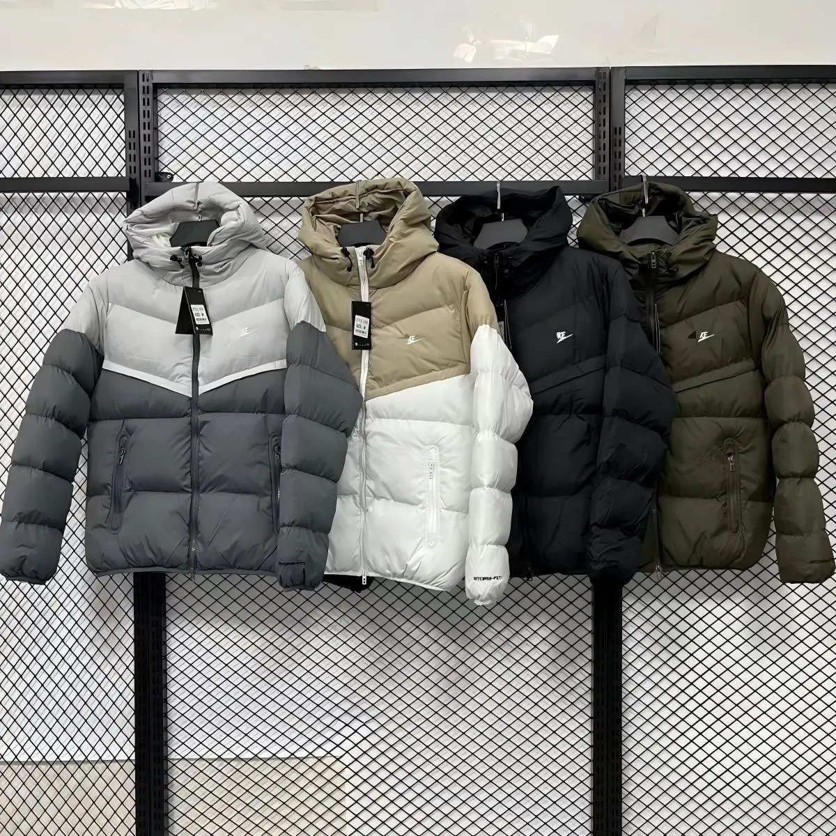 Nike Colorblock Hooded Puffer Jacket [5 styles]