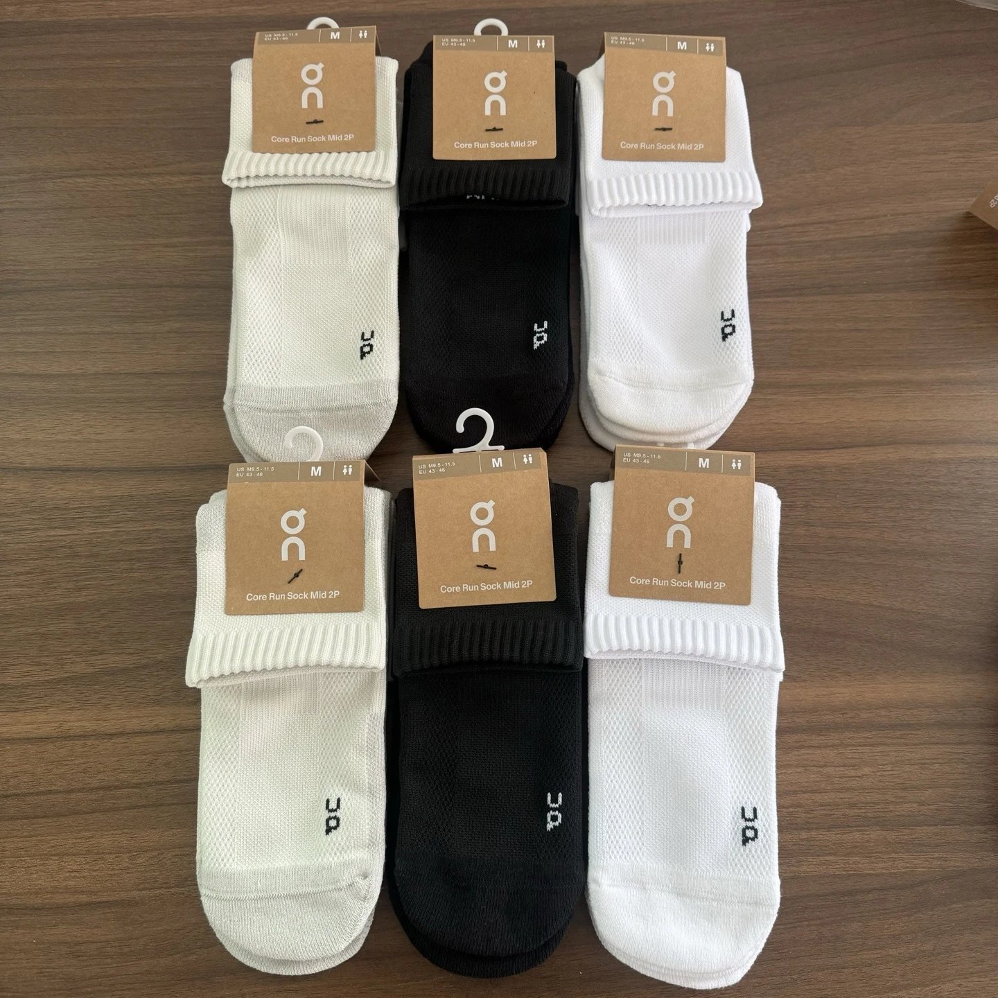 On Crew Socks, 2-Pair Pack [4 styles]