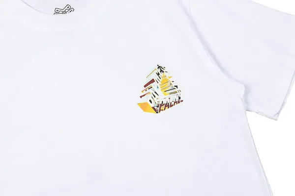 Palace Skateboards Tri-Force Logo White T-Shirt - 50