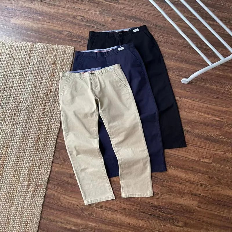 The Original Khaki Beige Navy Chino Pants