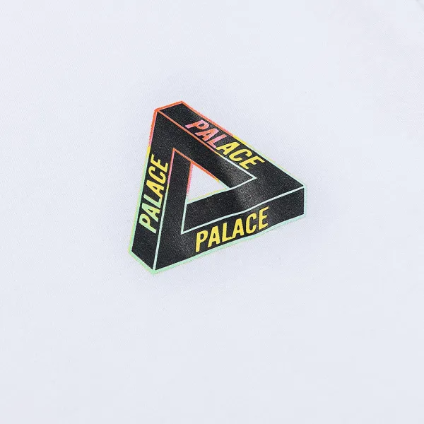 Palace Skateboards Tri-Force Logo White T-Shirt - 8