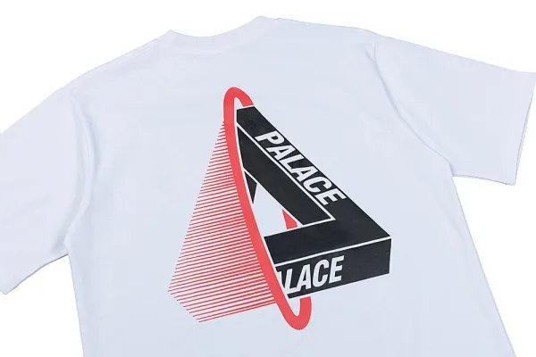 Palace Skateboards Tri-Force Logo White T-Shirt - 34