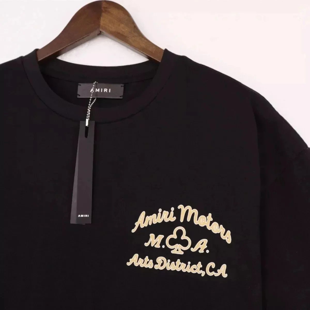 AMI Paris Logo Graphic Beige T-Shirt - 7