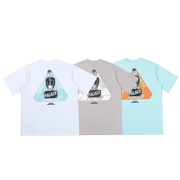 Palace Skateboards Tri-Force Logo White T-Shirt - 29