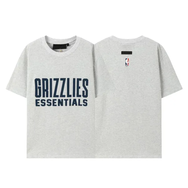 Fear of God Essentials Grizzlies Essentials Gray T-Shirt - 1