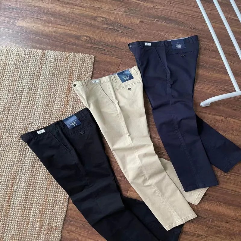 The Original Khaki Beige Navy Chino Pants