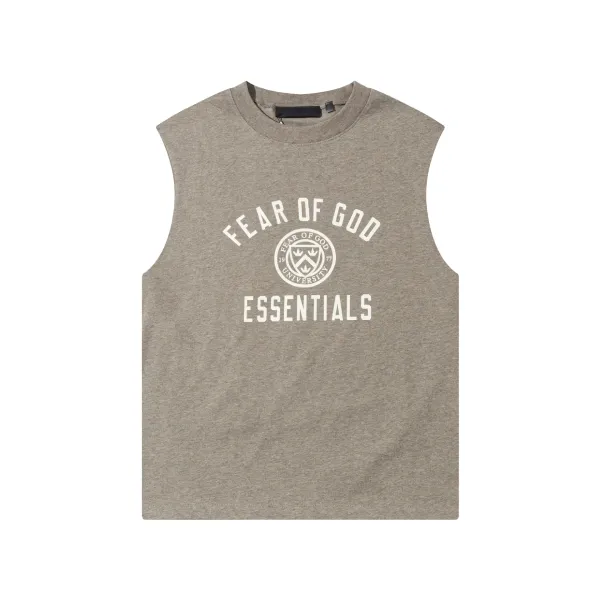 Fear of God Essentials University Vest Top Gray - 1
