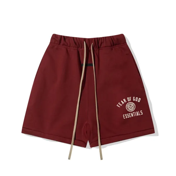 Fear of God Essentials University Shorts Burgundy - 1