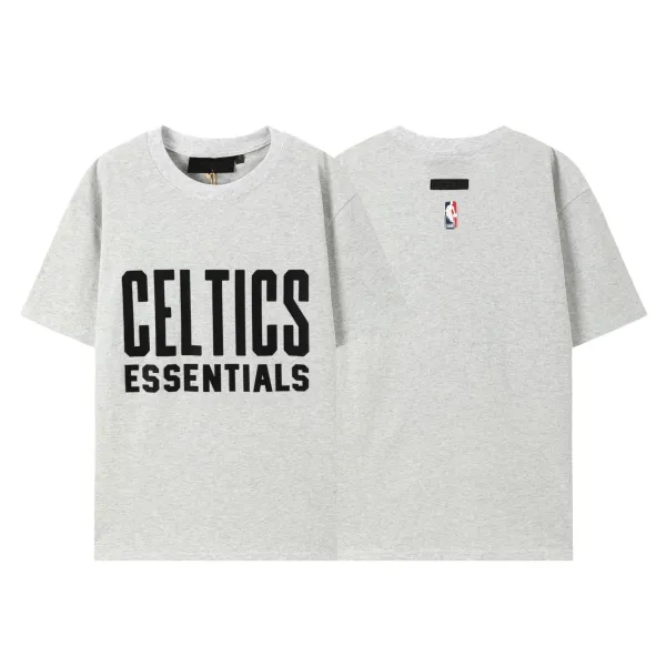 Fear of God Essentials Celtics Essentials Gray T-Shirt - 1