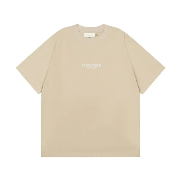 Fear of God Essentials Logo T-Shirt Beige T-Shirt - 1