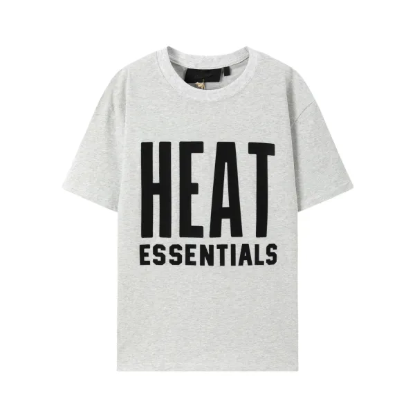 Fear of God Essentials Heat Essentials Gray T-Shirt - 13