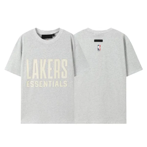 Fear of God Essentials Lakers Essentials Gray T-Shirt - 1