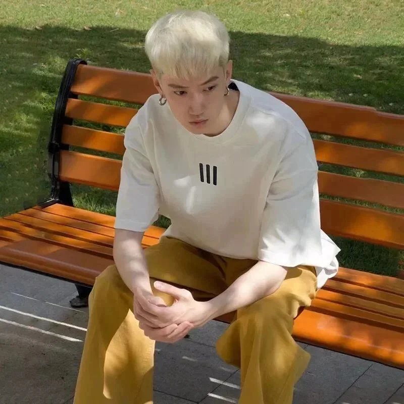 主线三方联名好莱坞夏新款美式高街潮牌宽松短袖T恤男