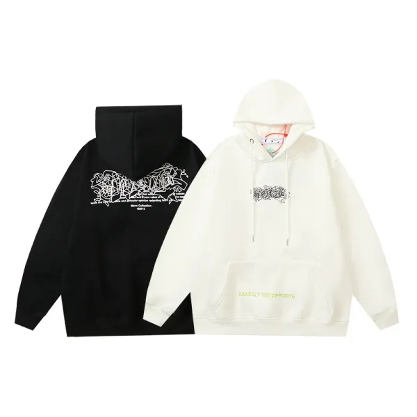Off-White Diag Arrow Print White Hoodie - 14