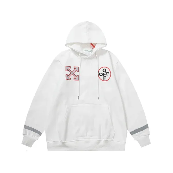 Off-White Diag Arrow Print White Hoodie - 22