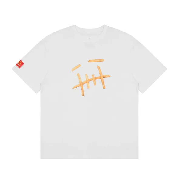 Travis Scott x McDonald's Fries Graphic T-Shirt White - 1