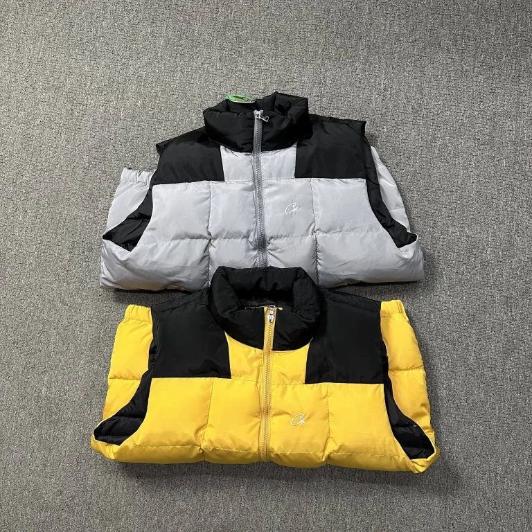 Corteiz Diamond Quilted Bomber Jacket Black - 41