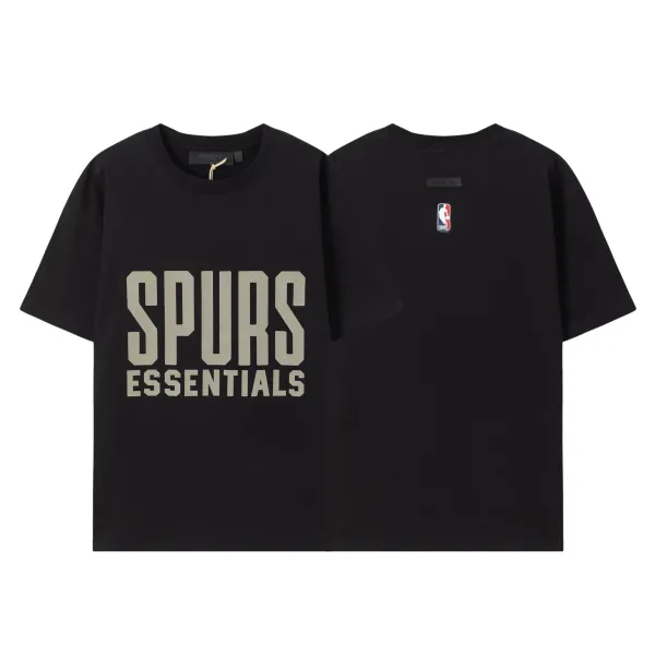 Fear of God Essentials Spurs Essentials Black T-Shirt - 1