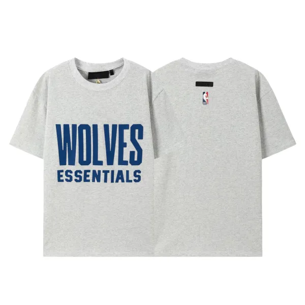 Fear of God Essentials Wolves Essentials Gray T-Shirt - 1