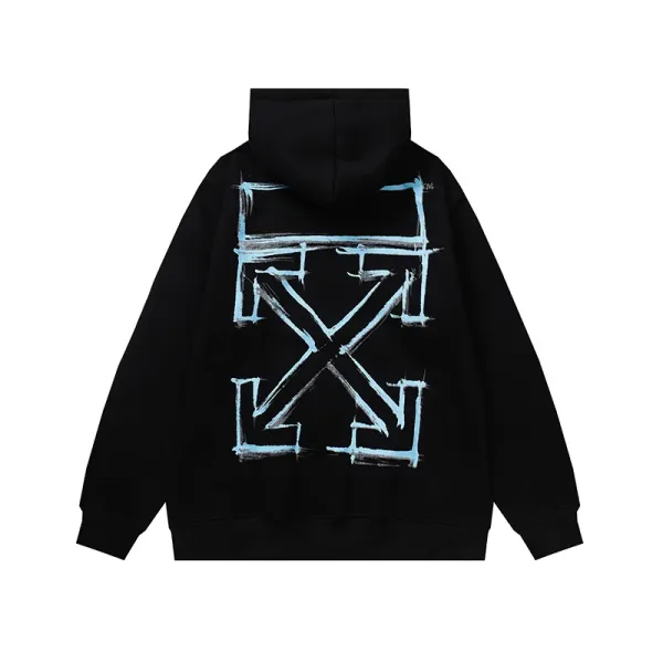 Off-White Diag Arrow Print White Hoodie - 19