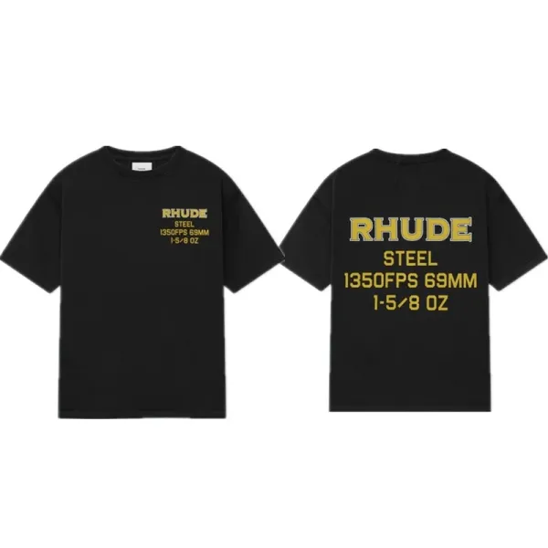 Rhude Steel 1350FPS 69MM T-Shirt Black - 1
