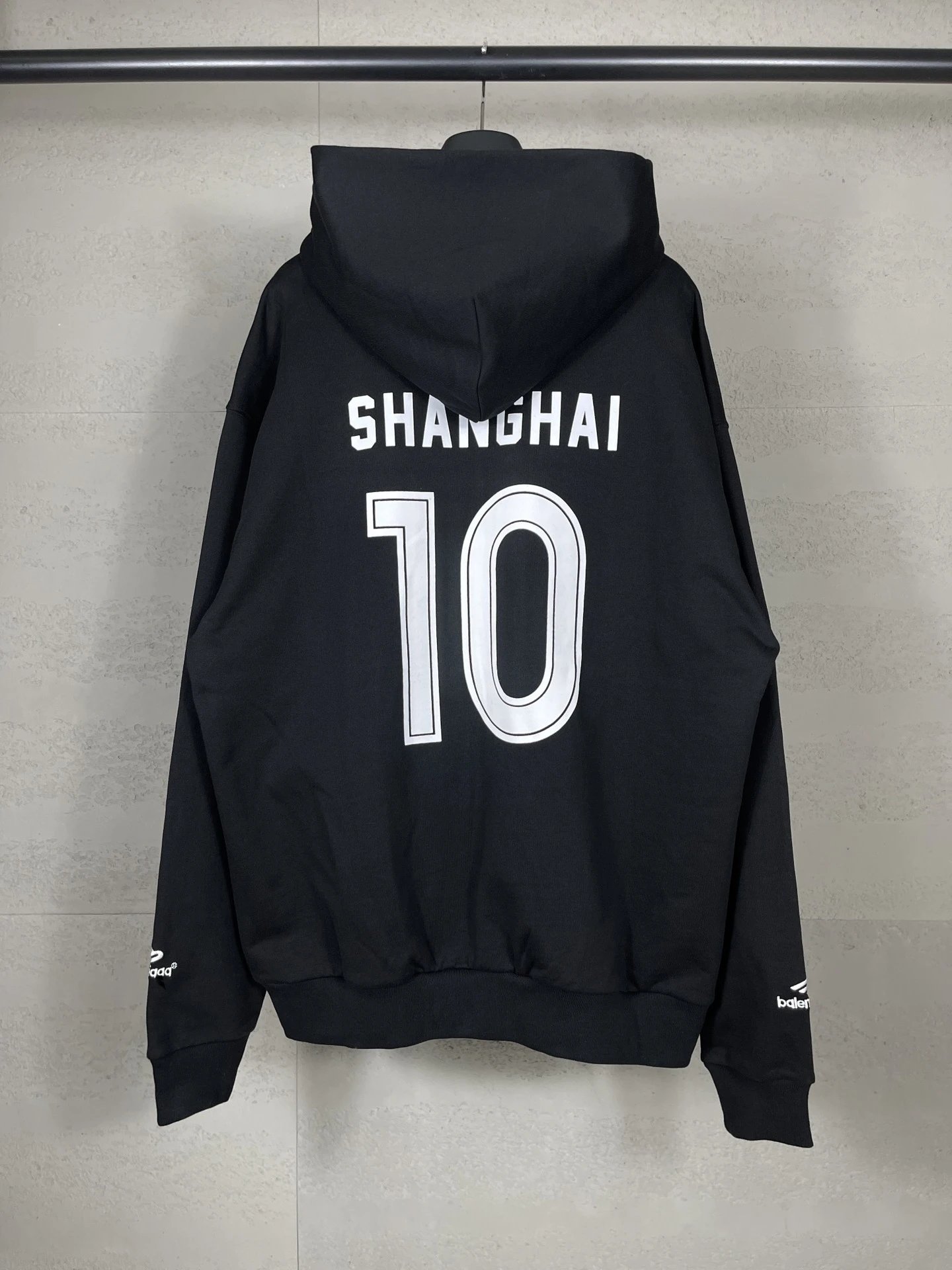 Balenciaga x FC Barcelona Zip-Up Hoodie Black - 4