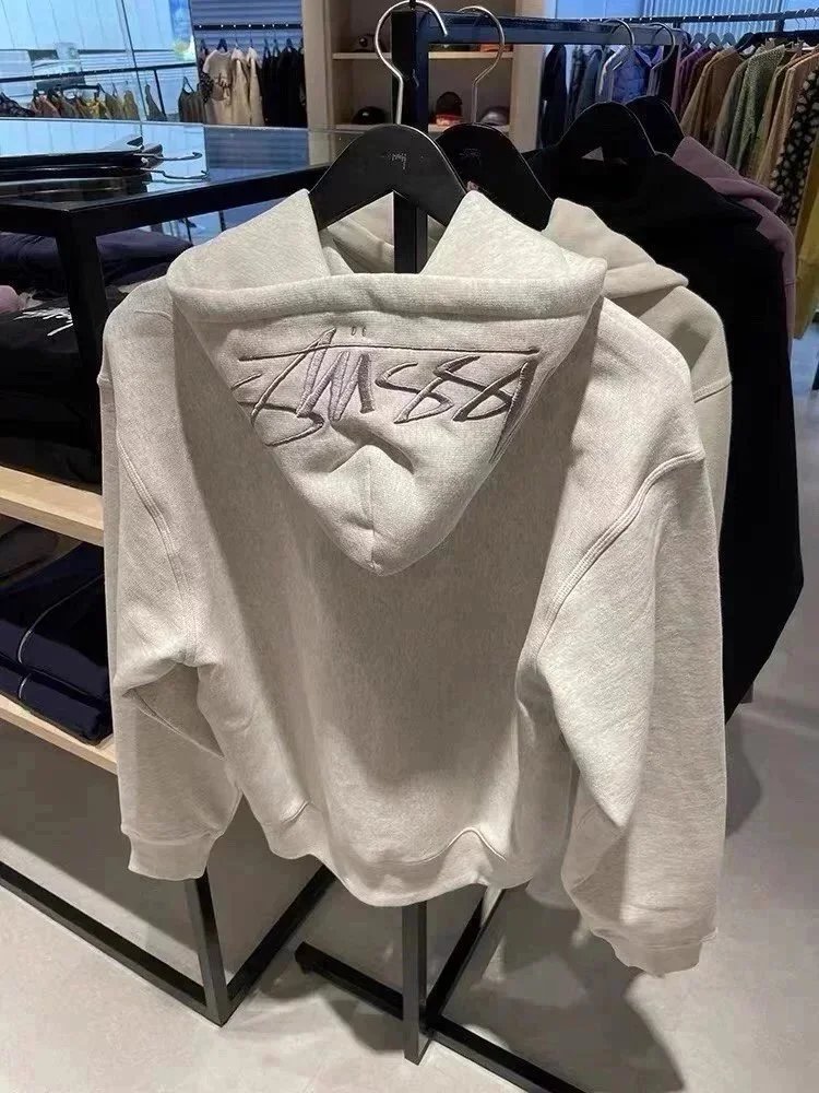 Stüssy Classic Logo Hoodie Purple - 7