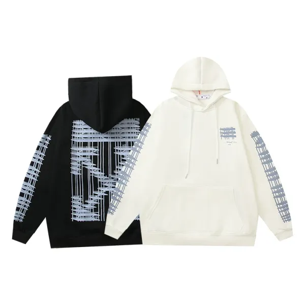 Off-White Diag Arrow Print White Hoodie - 13