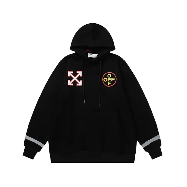 Off-White Diag Arrow Print White Hoodie - 21