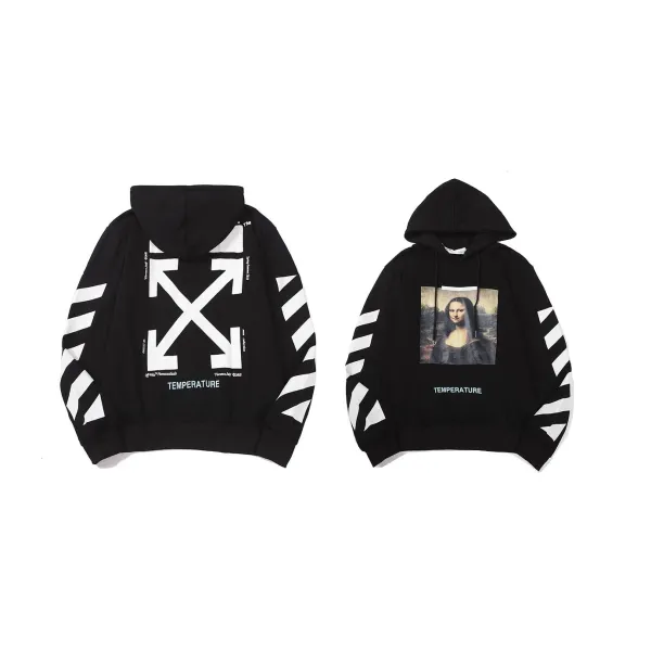 Off-White Diag Arrow Print White Hoodie - 39