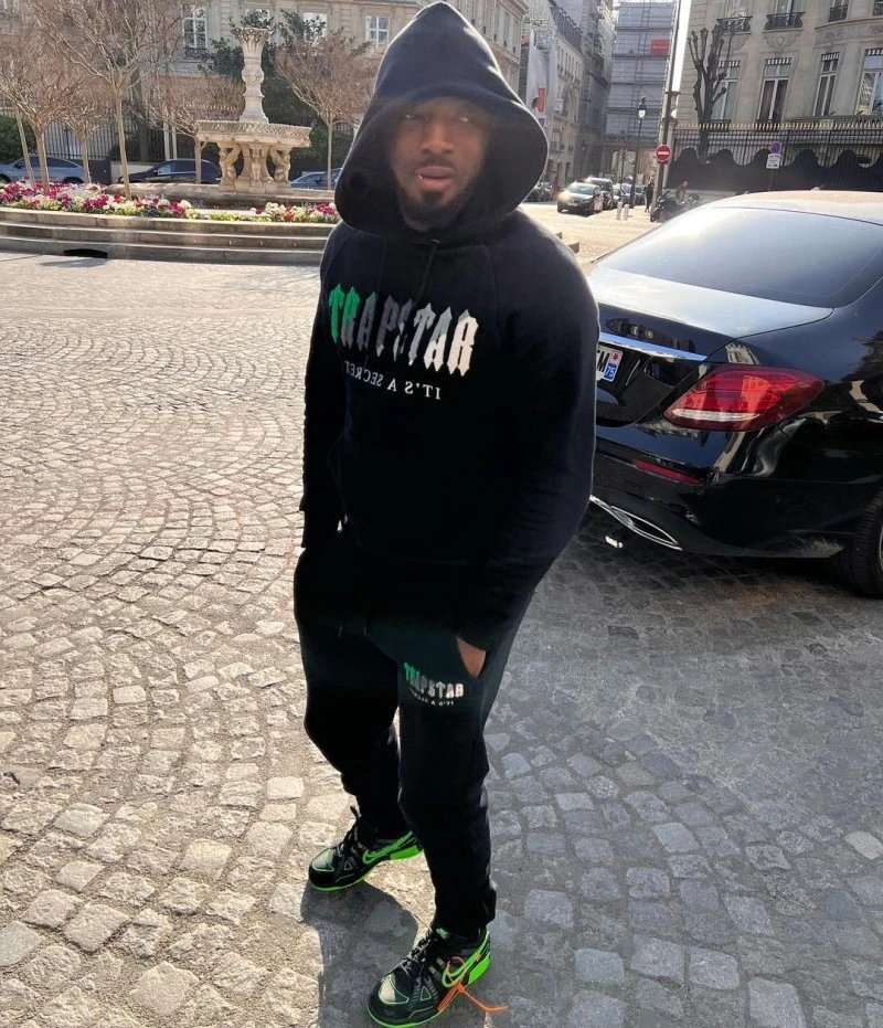 Traphouse Track Pants Black/Gray Sweatpants - 19