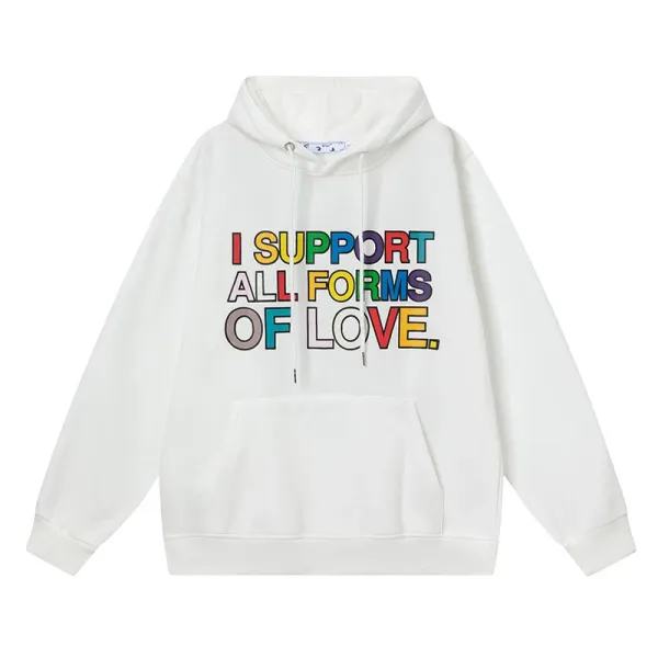 Off-White Diag Arrow Print White Hoodie - 23