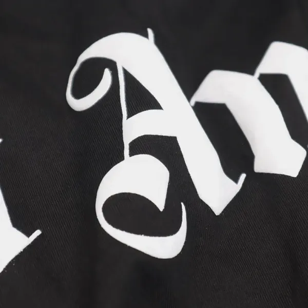 Palm Angels Palms L.A. Arch Logo Black T-Shirt - 10