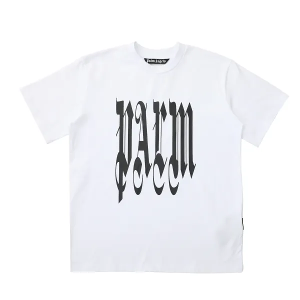 Palm Angels Gothic Palm T-Shirt White - 1