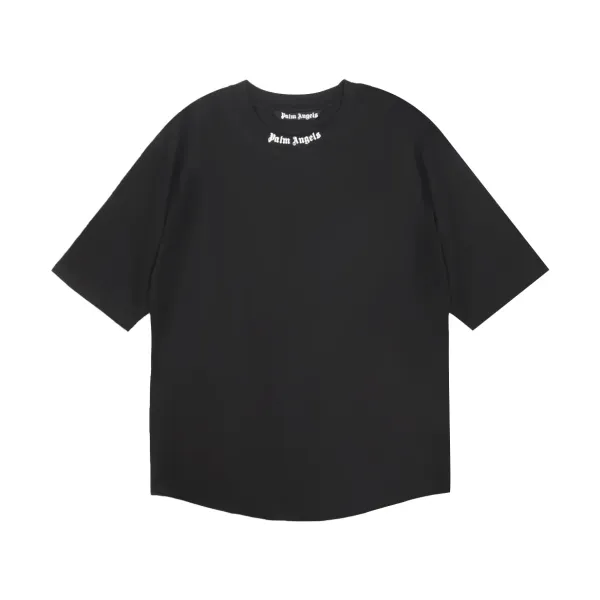 Palm Angels Palms L.A. Arch Logo Black T-Shirt - 6