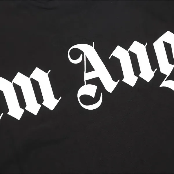 Palm Angels Palms L.A. Arch Logo Black T-Shirt - 20