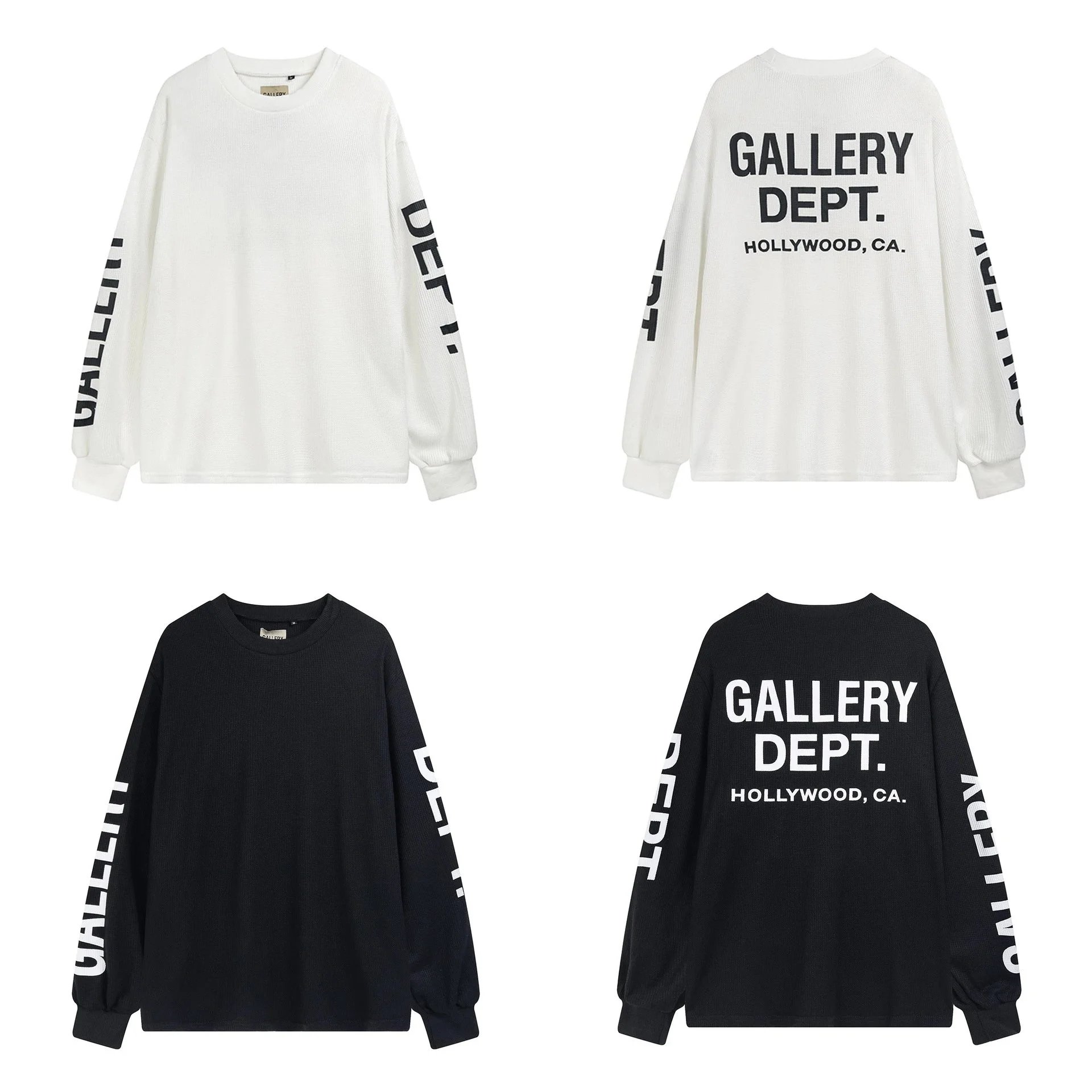 Gallery Dept. Dept. de la Galerie Pocket Long Sleeve T-Shirt Black - 43