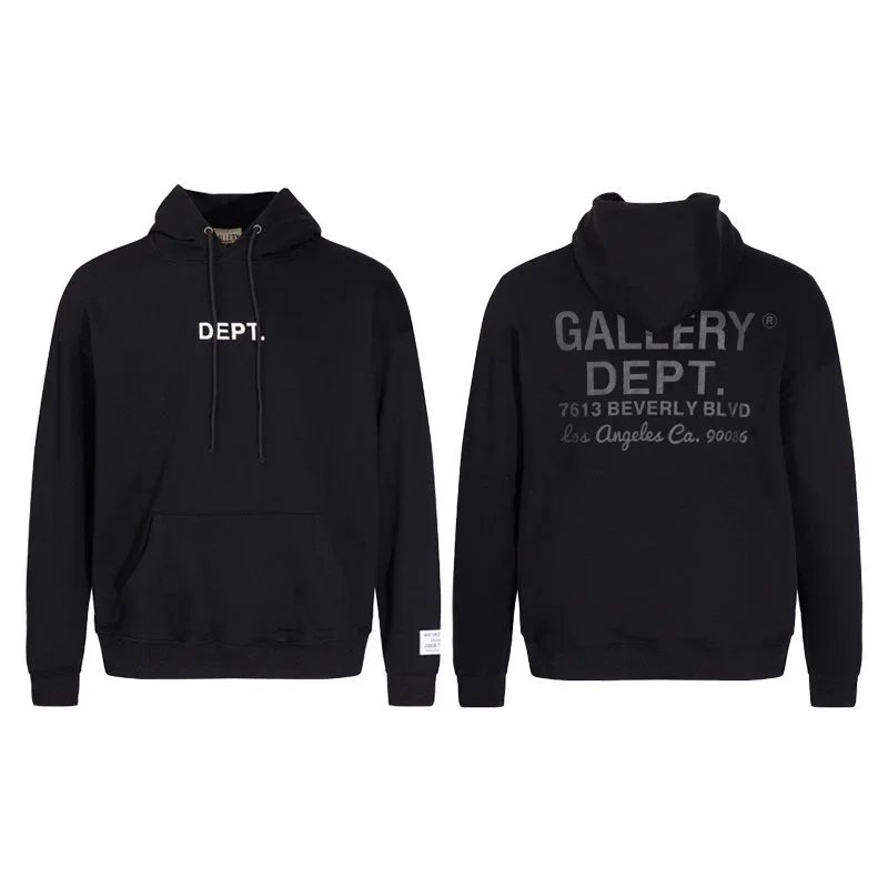 Gallery Dept. Dept. de la Galerie Pocket Long Sleeve T-Shirt Black - 6