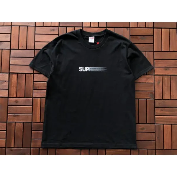 Supreme Speed Logo Black T-Shirt - 1