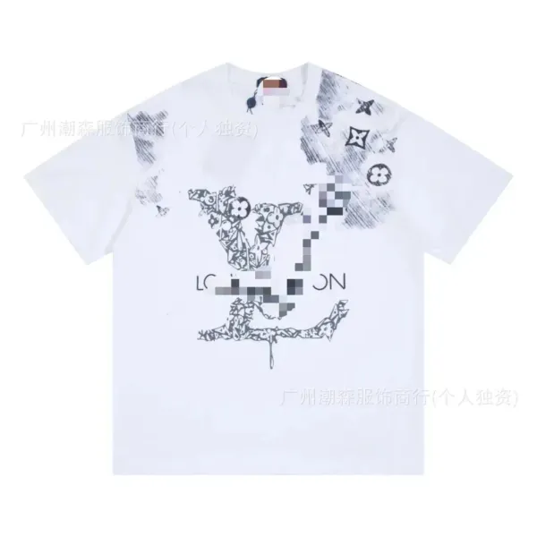 Louis Vuitton Monogram Sketch T-Shirt White - 1