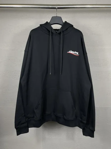 Aleenciag Distressed Logo Hoodie Black/White/Gray/Purple/Navy - 22