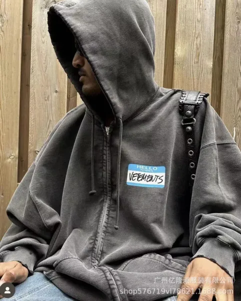 Off-White x Virgil Abloh BR41N POW3R Black Zip-Up Hoodie - 3