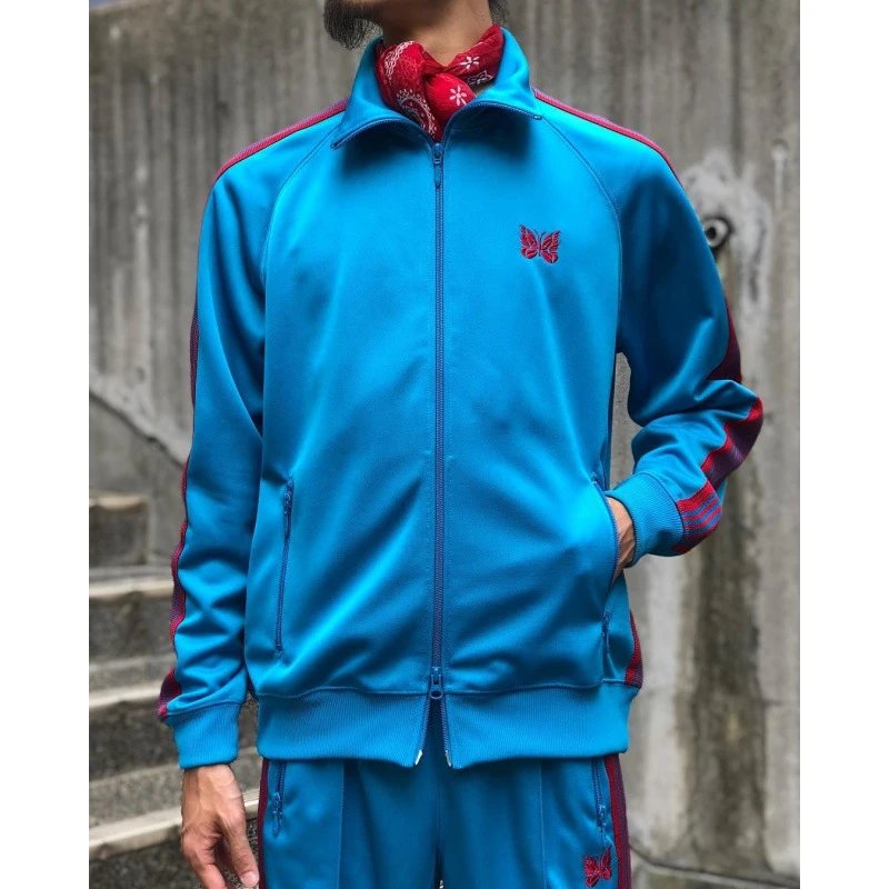 Saint Tears Butterfly Tracksuit Blue with Red Accents - 1