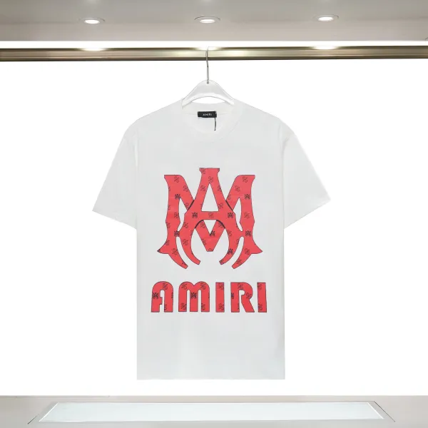 Amiri Logo Print White T-Shirt - 1