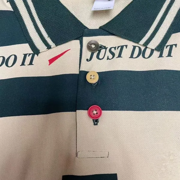 Nike Team Sports Graphic Polo Green Beige Polo Shirt - 6