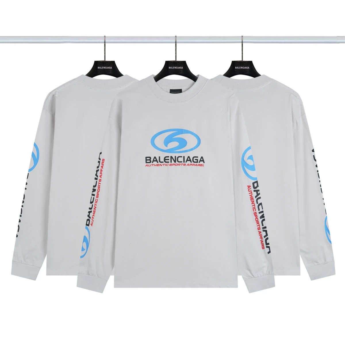Balenciaga How Are You Feeling Today? Graphic Long-Sleeve T-Shirt Black - 6