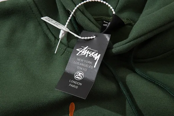 Stussy x Nike Peace Love Swoosh Black Hoodie - 7