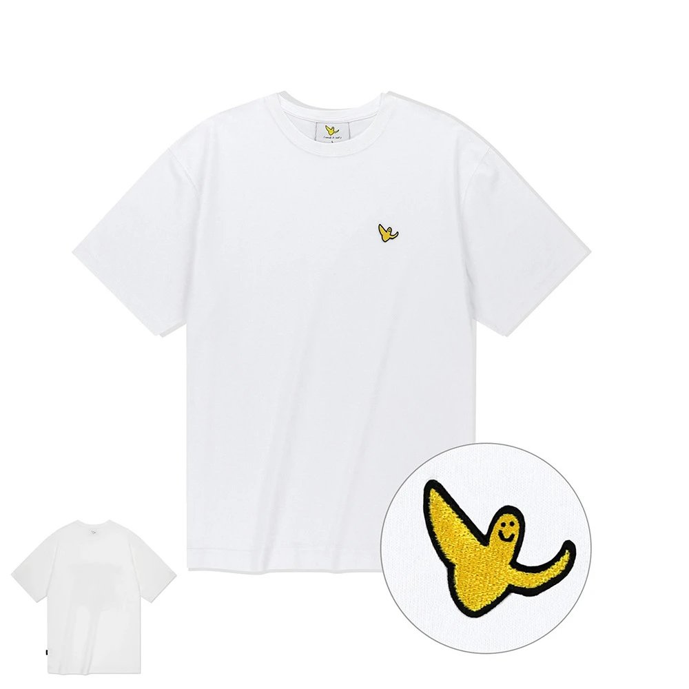 Embroidered Printed Round Neck Couple Short Sleeve T-Shirt photo 5