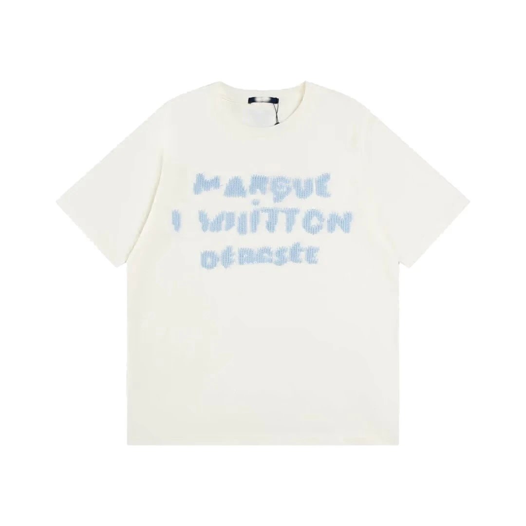 Louis Vuitton Monogram Embroidered Navy Blue Oversized T-Shirt